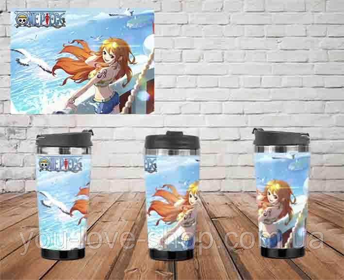 Термочашка One Piece "Намі" / Термокружка Ван Піс, фото 1