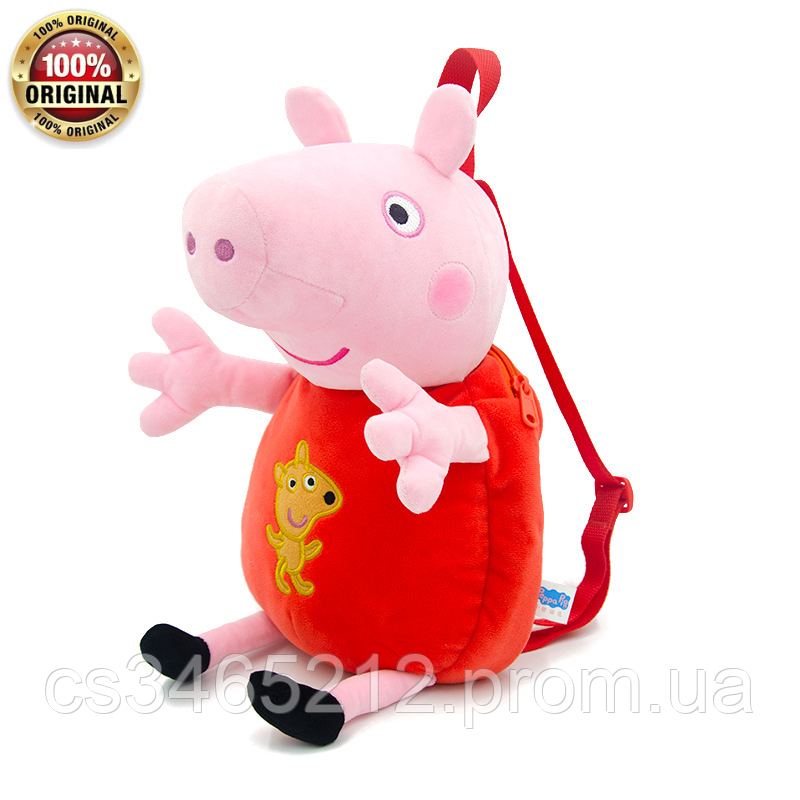 Дитячий рюкзак Свинка Пеппа ОРІГИНАЛ рожева Peppa Pig