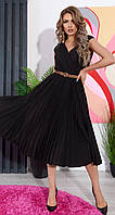 Очень красивое Женское платье плиссе Ткань: полиэстер, вискоза Размер 42.44.46.48
