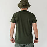 Футболка герб "Тризуб" coolmax хакі, XL, фото 5