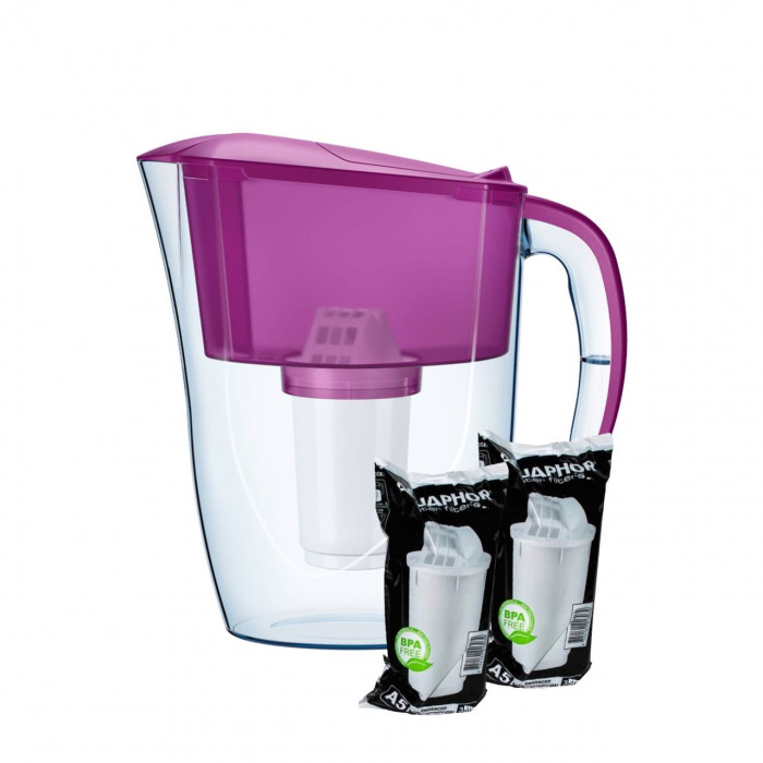 Фільтр-глечик АКВАФОР СМАЙЛ 2,9 Л. З двома картриджами, фото 1