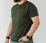 Футболка герб "Тризуб" coolmax хакі, XL, фото 2