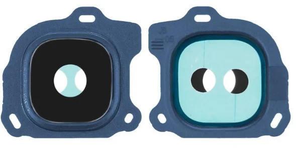 Скло камери для смартфону Samsung J600 Galaxy J6, синє