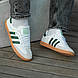 Чоловічі Кросівки Adidas Samba OG White Green 41-42-43-44-45, фото 4