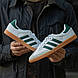 Чоловічі Кросівки Adidas Samba OG White Green 41-42-43-44-45, фото 9