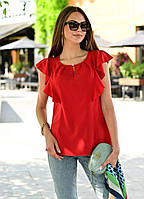 Блуза жіноча червона код П708
