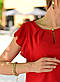 Блуза жіноча червона код П708, фото 4