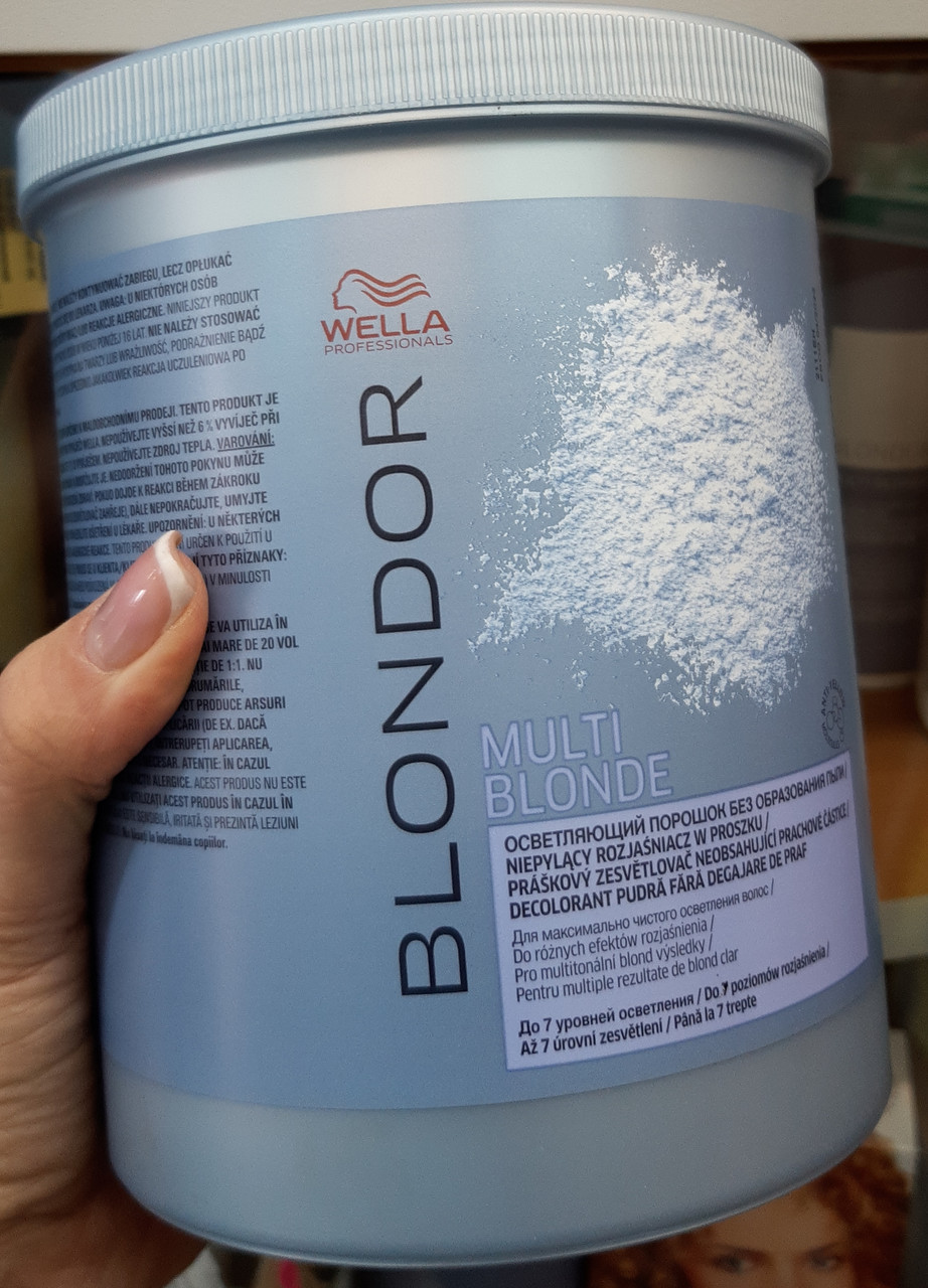 Вела Блондирувальна пудра Wella Professionals Blondor Multi Blonde Dust ...