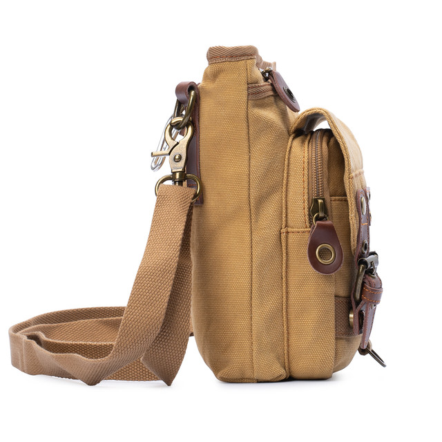 Фото сумка чоловіча Augur через плече бежева