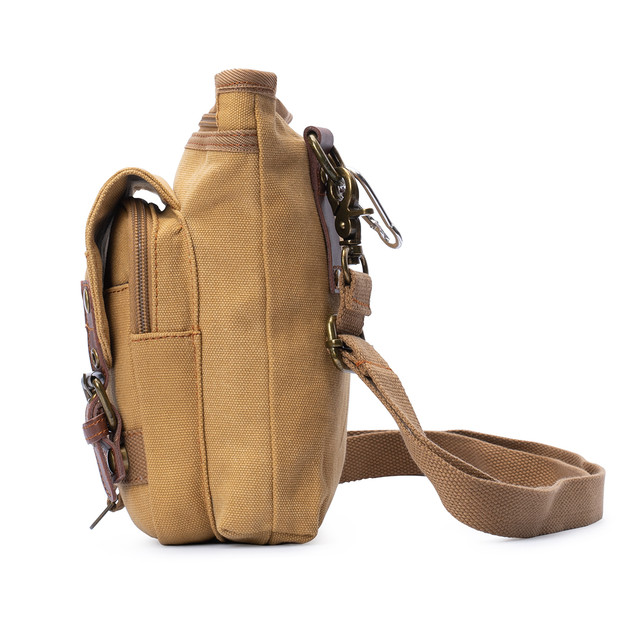 Фото сумка чоловіча Augur через плече бежева