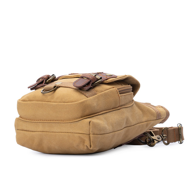 Фото сумка чоловіча Augur через плече бежева