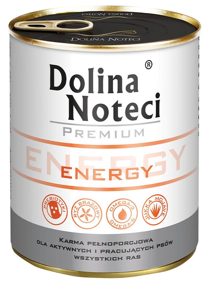 Вологий корм для активних та робочих собак зі свининою Dolina Noteci Premium 12 шт*800 г