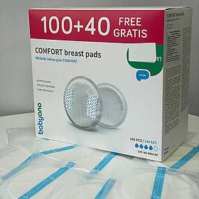 Вкладиші лактаційні прокладки для грудей 140 шт Comfort гелеві одноразові накладки для годуючих мам Baby Ono