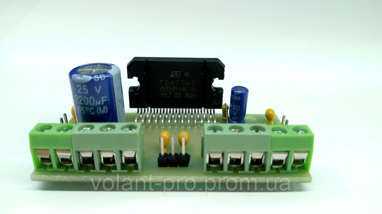 4-канальний підсилювач TDA7560 (4х50Вт) 9-18В.