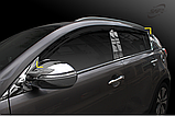 Вітровики, дефлектори вікон Kia Sportage 2010-2015 (Kyoung Dong/Корея), фото 5