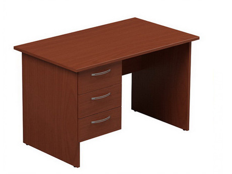 Письмовий однотумбовий стіл Атрибут A1.21.12 стільниця ДСП 1400*700 мм (MConcept-ТМ)