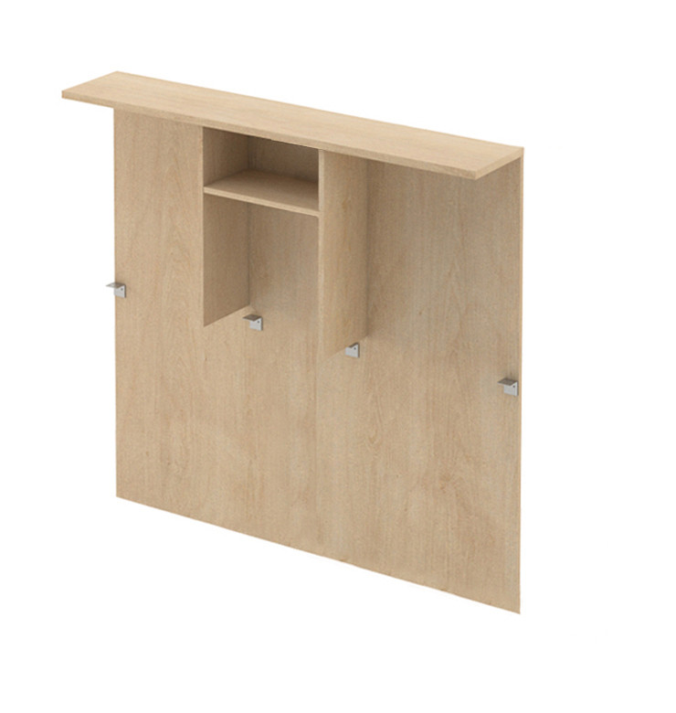 Офісна перегородка Атрибут A8.01.14 матеріал ДСП 1242х250х1400 мм (MConcept-ТМ)