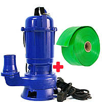 Побутовий фекальний насос для викачування брудної води і фекалій з вигрібних ям, каналізації RONA WQD 10