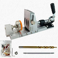 Професійний кондуктор меблевий для свердління під косий шуруп 9 мм аналог Kreg покращеної конструкції