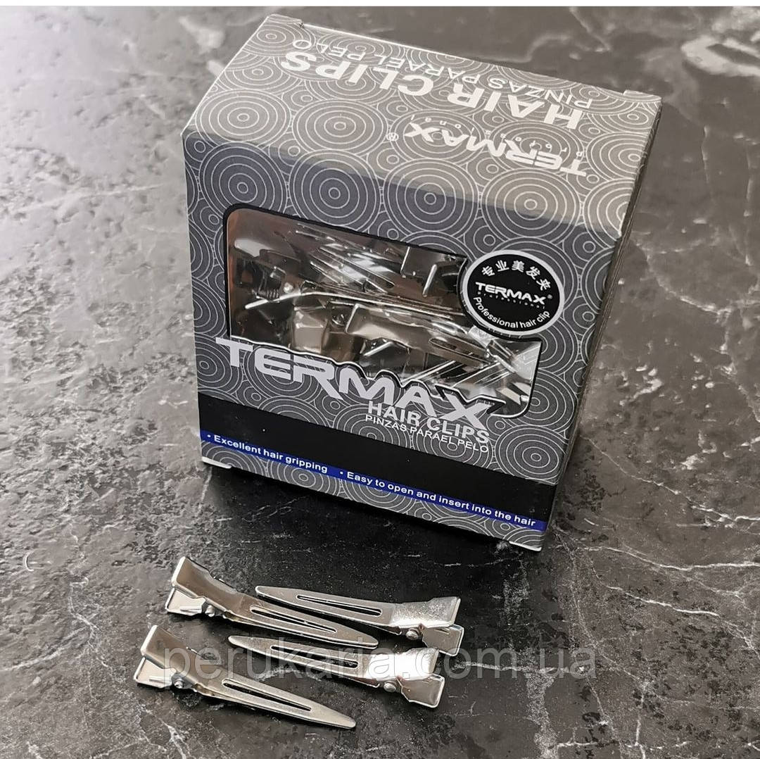Затискачі металеві Termax,50 шт