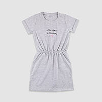 Платье  для девочки серое Flamingo 122, 152, 158
