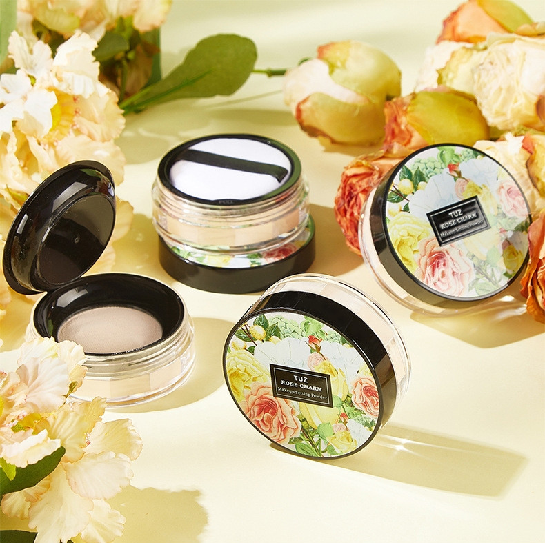 Матуюча розсипна пудра TUZ Rose Charm 02 Natural skin