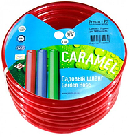 Шланг садовый диаметр 3/4" 19 мм длина 50 м Presto-PS Caramel (красный)