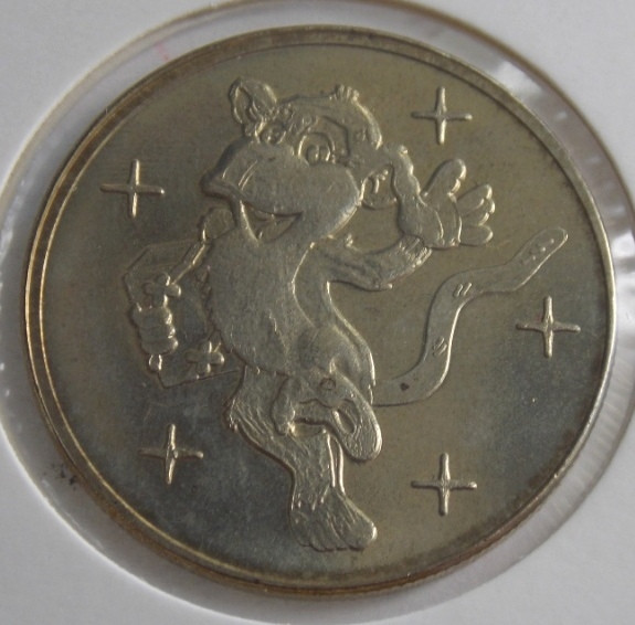 Монетоподібний жетон України 2004 р. Рок мавпи