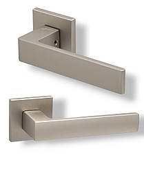 Ручки для дверей SAFITA Prime HS LT MSN нікель матовий (на міжкімнатні та вхідні двері)