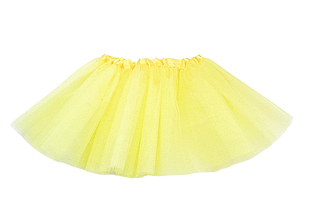 Спідниця фатинова дитяча жовта (98-110 см) довжина 28 см
