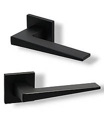 Ручки для дверей SAFITA Sharp HS LT MB чорний матовий (на міжкімнатні та вхідні двері)