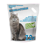 Пухнастики - силікагелевий гігієнічний наповнювач для котячого туалету, об'єм 7,2 л