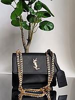 Сумка женская Yves Saint Laurent Sunset Mini Chain Black