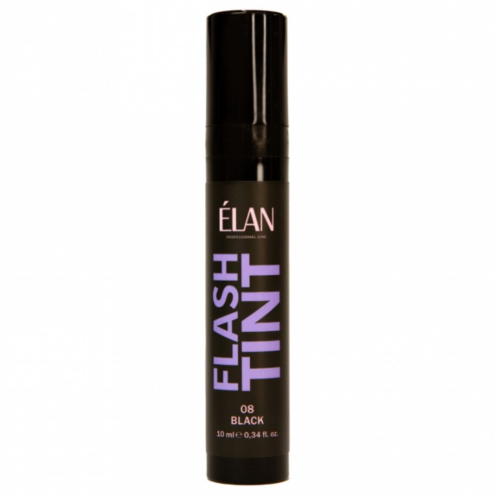 08 black ELAN «FLASH TINT» Фарба для вій та брів