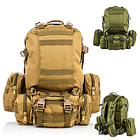 Военный тактический рюкзак с подсумками для ЗСУ для военных, прочный штурмовой рюкзак