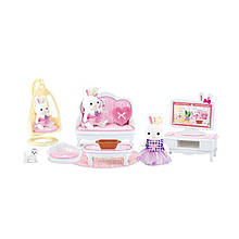 Набір меблів "Гостинна" з фігуркою зайчика топ