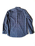 Рубашка чоловіча в смужку NavyBoot Синя 10449 XXL (54), фото 5