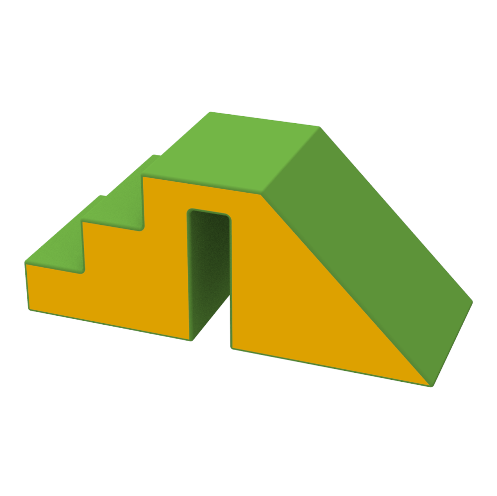 Гірка для сухого басейну 120х50х50 см, шкірозамінник Флай (Kidigo ТМ)