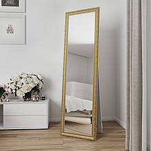Дзеркало в повний зріст підлогове 170х50 Золото патина Black Mirror для ванної кімнати