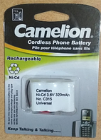 Аккумулятор для радиотелефонов Camelion T107 320mAh 3,6V Ni-Сd блистер 1х1шт + контакты UP