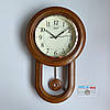 Настінний годинник RIKON ходики (41х26 см) "Маятник-49-D" світле дерево, фото 2