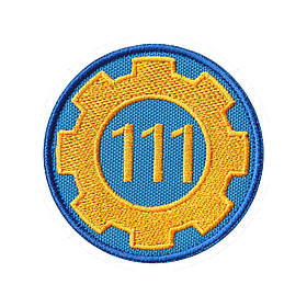 Вишитий патч на липучці "Vault 111"
