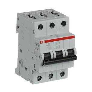 Автоматичний вимикач S203-C10 3Р 10A C 6кА System pro M compact S200 Standart ABB 2CDS253001R0104, фото 1