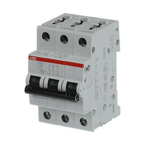 Автоматичний вимикач S203-C10 3Р 10A C 6кА System pro M compact S200 Standart ABB 2CDS253001R0104, фото 4