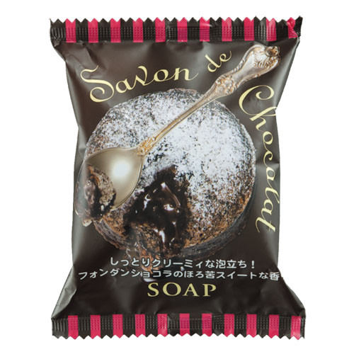 Pelican Savon de Chocolat шоколадне мило з деревним вугіллям, глиною, олією какао 80 г.