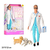 8347 Кукла Defa Ветеринар с аксессуарами, собачки, в коробке