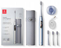 Зубна електрощітка Oclean X Pro Digital Set Electric Toothbrush Glamour Silver (6970810552584)