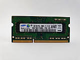 Оперативна пам'ять для ноутбука SODIMM Samsung DDR3L 4Gb 1600MHz PC3L-12800S (M471B5173CB0-YK0) Б/В, фото 3