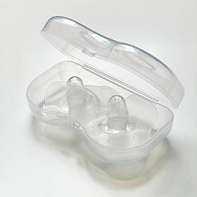 Силіконові накладки на груди (екрани для захисту чутливих сосків) розмір M Baby Ono Білий 823/M