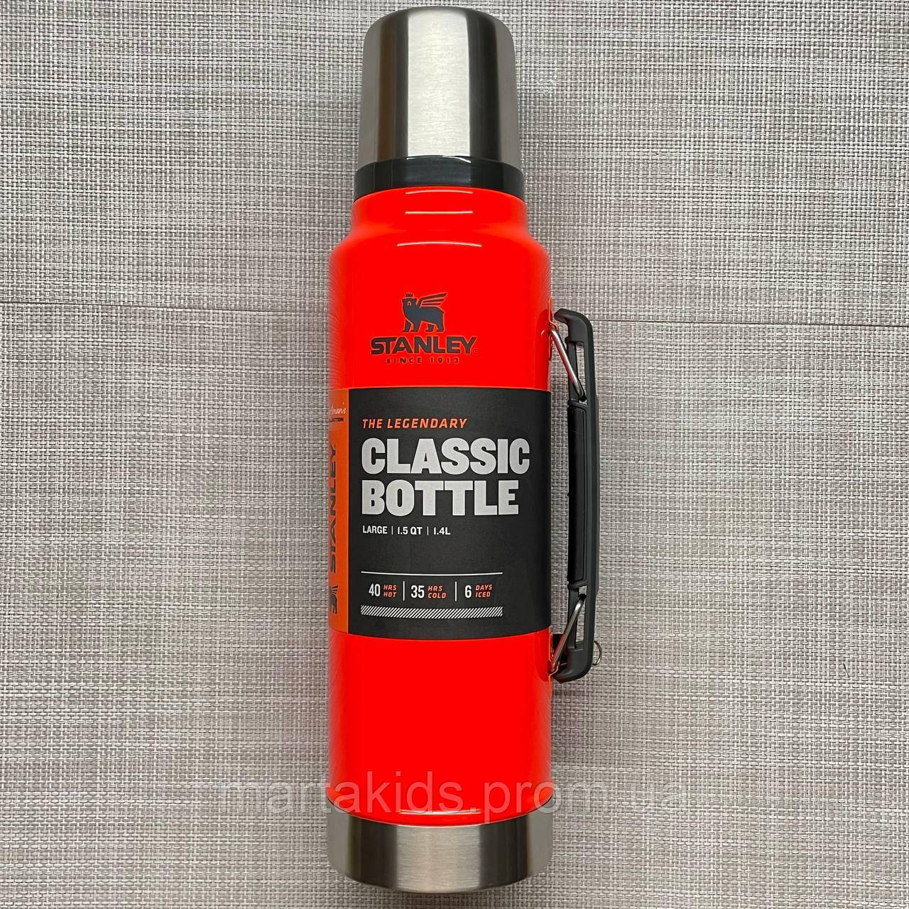 Stanley Classic Thermo Bottle, 1.5qt Blaze orange